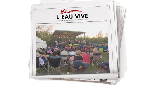 Première page du journal l'eau vive.