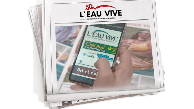 première page du journal l'eau vive