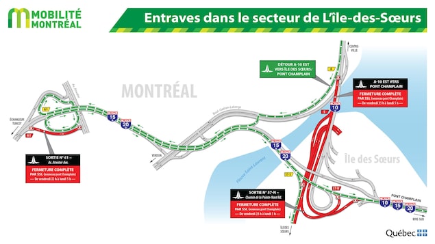 Carte des entraves routières. Carte des entraves routières.