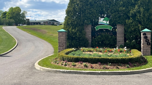L'entrée du Club de golf de Cap-Rouge, sur la rue Saint-Félix, à Québec.