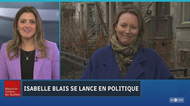 Une capture d’écran d’une entrevue au Téléjournal Mauricie–Centre-du-Québec avec les deux femmes.