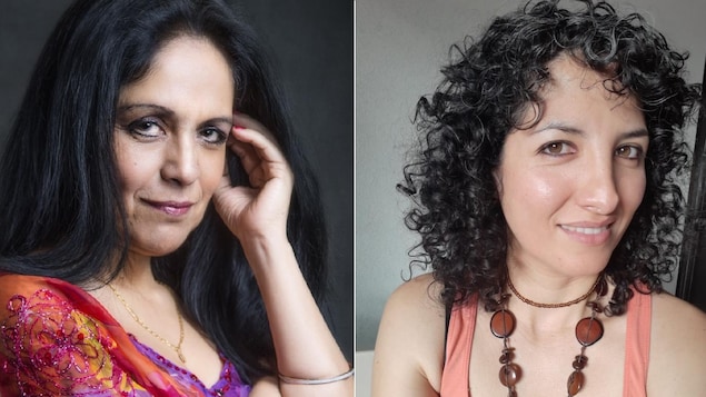 Un montage de deux photos de deux femmes latino-américainess (à gauche une femme mature et à droite une femme dans la quarantaine) regardent la caméra.