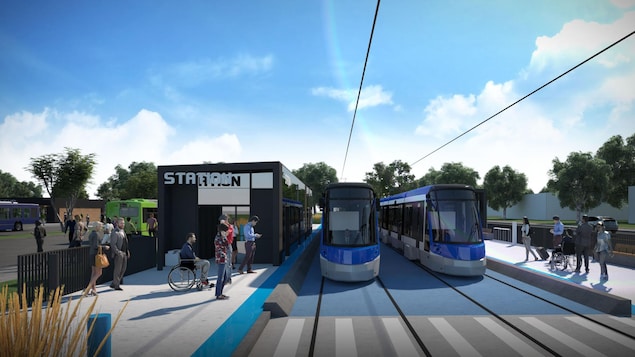 Esquisse du réseau structurant de transport en commun de la Ville de Québec