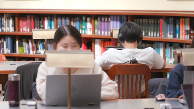 Des étudiants qui étudient à l'Université de Toronto.