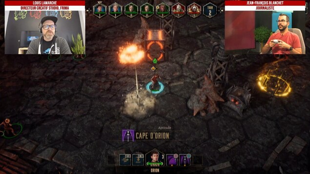 Capture d'écran du Twitch sur Disciples.