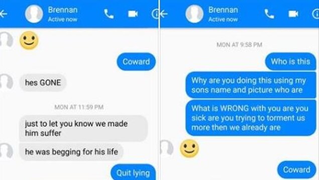 Une capture d'écran d'une conversation sur Facebook Messenger. Une capture d'écran d'une conversation sur Facebook Messenger.