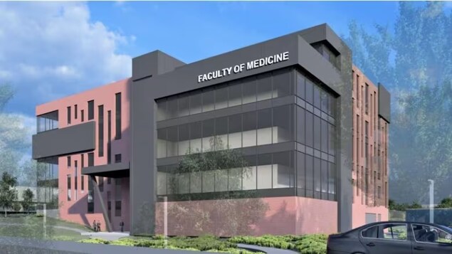 Un aperçu de la nouvelle faculté de médecine de l'Université de l'Île-du-Prince-Édouard, qui doit ouvrir ses postes en 2025.