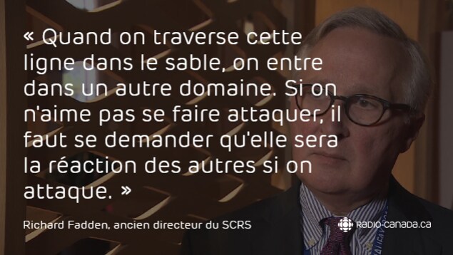 L'ancien directeur du SCRS, Richard Fadden. L'ancien directeur du SCRS, Richard Fadden.