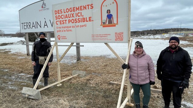 Québec solidaire se mobilise contre la crise du logement à Val-d’Or