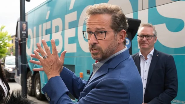 Yves-François Blanchet's Bloc Québécois party appears to be benefitting from voters' response to a tense exchange in the English language leaders' debate last week over Quebec's secularism law and its proposed new law to protect the French language.