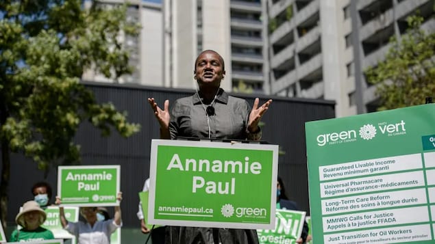Green Party Leader Annamie Paul released her party's election platform today but did not hold a press conference or take questions from the media to mark the milestone.