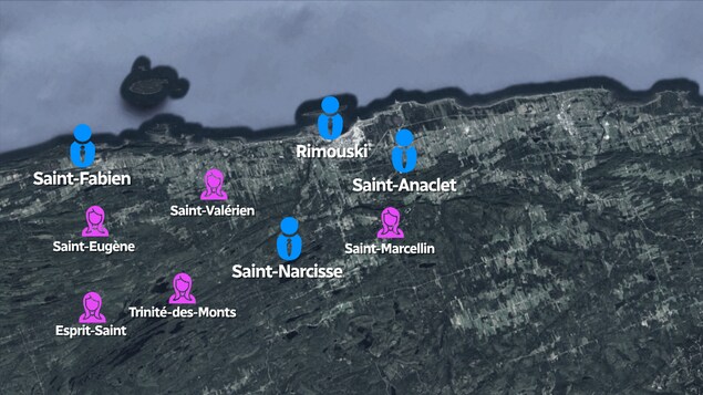 Carte des municipalités de la MRC Rimouski-Neigette Carte des municipalités de la MRC Rimouski-Neigette