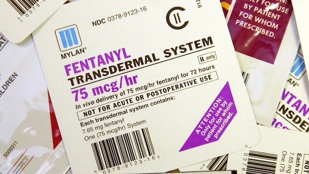 Un assortiment de timbres de Fentanyl