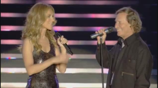 Céline Dion et Jean-Pierre Ferland chante ensemble.