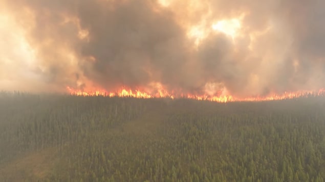 Le feu de Lebel-sur-Quévillon fait 18 fois le parc d’Aiguebelle
