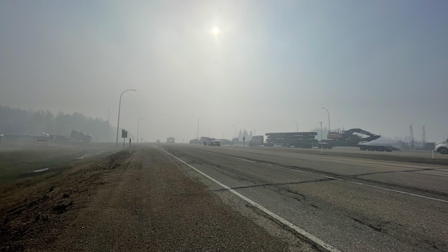 Fumée épaisse et mauvaise qualité de l’air dans le nord du Manitoba