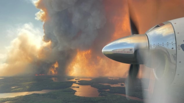 Feux de forêt : la communauté de Fort Albany évacuée