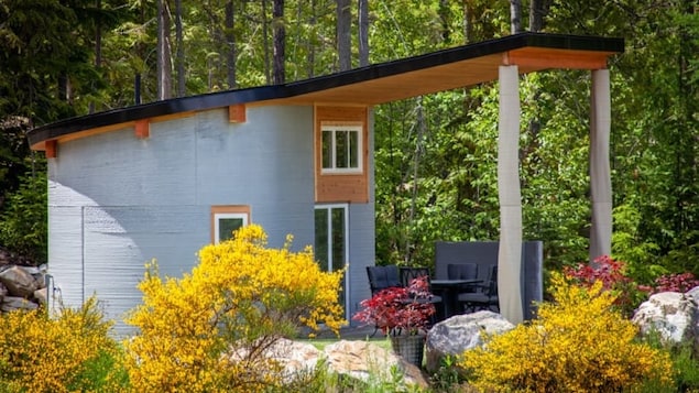 Fibonacci House, near Proctor, B.C., is Canada's first 3D-printed home.