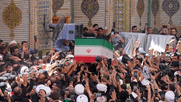Des Irakiens nombreux pour un dernier hommage à Khamenei avant son inhumation en Iran