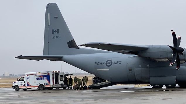 Des infirmières de l’armée à l’Hôpital général de Regina