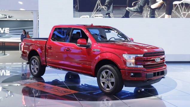 Une camionnette Ford F-150 2018 au Salon international de l'auto de Détroit, en janvier 2017
