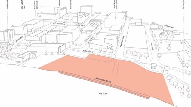 Une vie schématique de Winnipeg. Une vie schématique de Winnipeg.