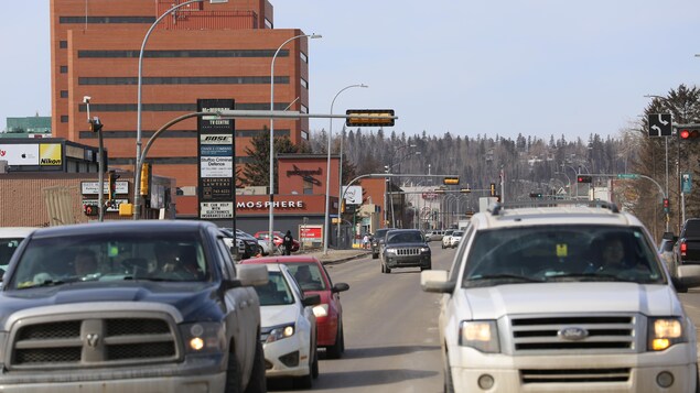 Le centre-ville de Fort McMurray Le centre-ville de Fort McMurray