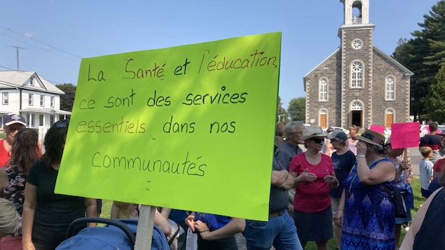 Une soixante de personnes mobilisées pour l’urgence de Fortierville