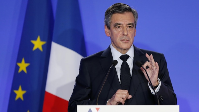 Le candidat de la droite pour l'élection présidentielle, François Fillon.