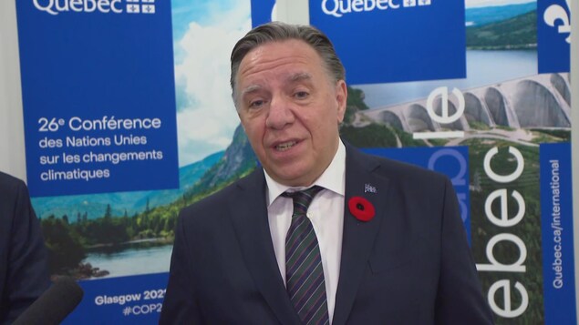 Bilan de Legault à la COP26 : 5,4 millions de tonnes de GES en moins