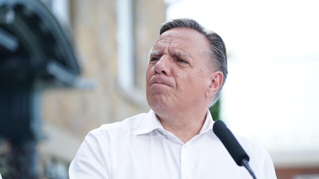 Coalition Avenir Québec Leader François Legault made controversial remarks about the threat of unchecked immigration at a political rally in Drummondville, Que.