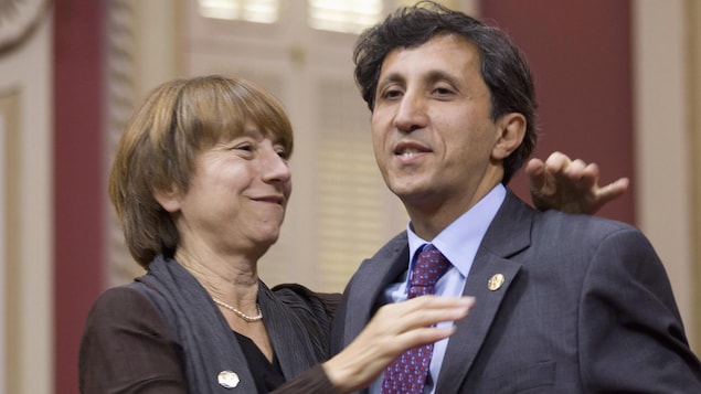 Françoise David et Amir Khadir Françoise David et Amir Khadir