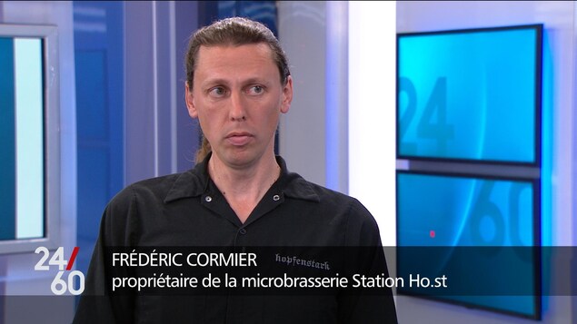 Frédéric Cormier en entrevue à l'émission 24/60