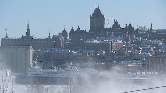 Journée froide à Québec