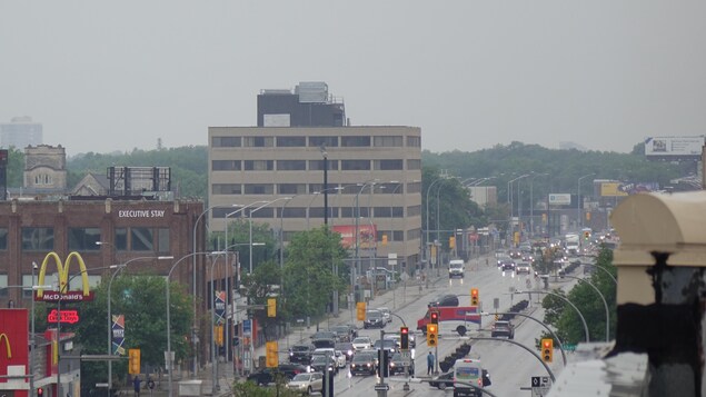 L'avenue Portage à Winnipeg le 2 juin 2025.