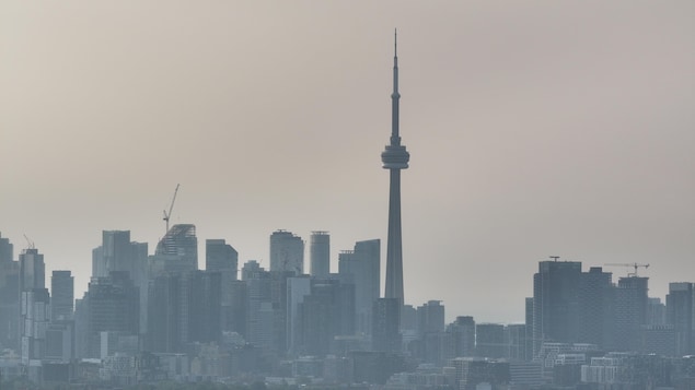Un panorama du centre-ville de Toronto. 