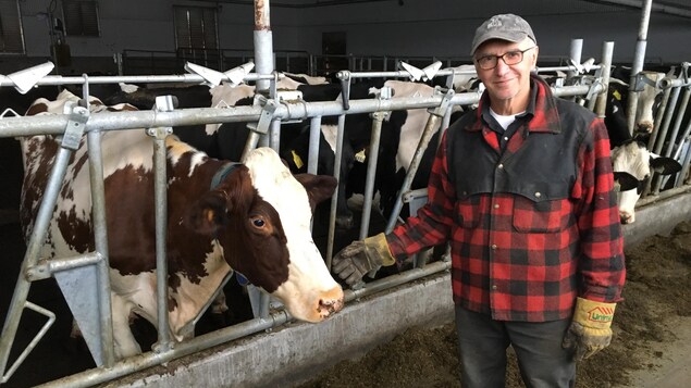 Le président des producteurs de lait d'Abitibi-Témsicamingue, Gabriel Rancourt