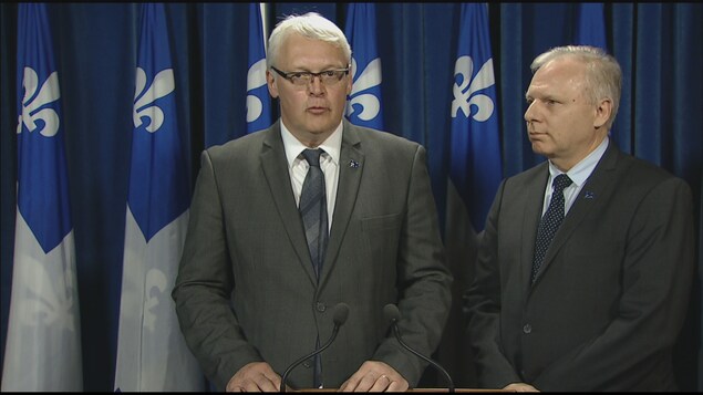 Gaétan Lelièvre et Jean-François Lisée Gaétan Lelièvre et Jean-François Lisée
