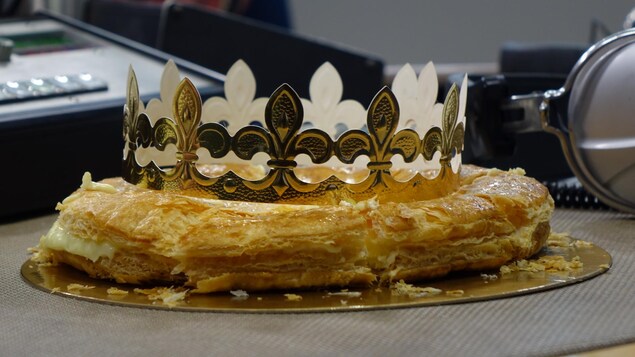Une galette des rois.