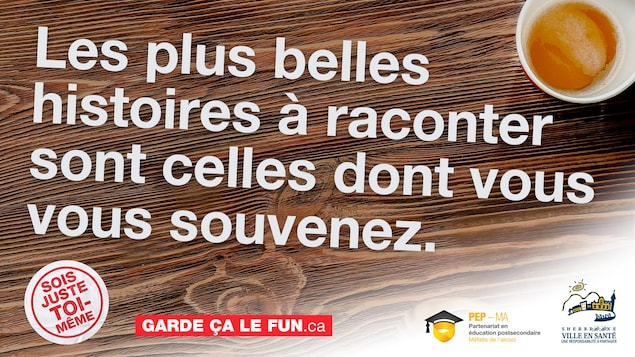 Une publicité de la campagne de sensibilisation.