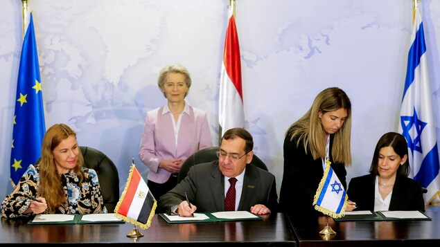 Israël, l’Égypte et l’UE signent un accord d’exportation de gaz naturel