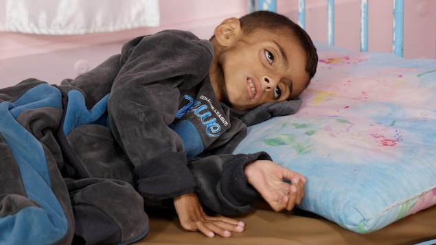 El niño palestino Osama Al-Reqep