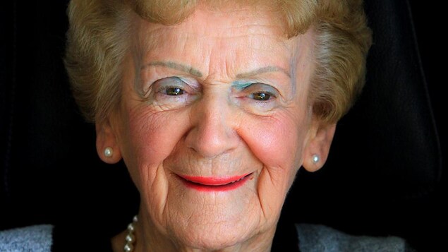 Gemma Blais Lafond à 96 ans en 2015 Gemma Blais Lafond à 96 ans en 2015