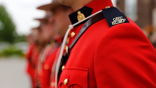 Royal Canadian Mounted Police officers.