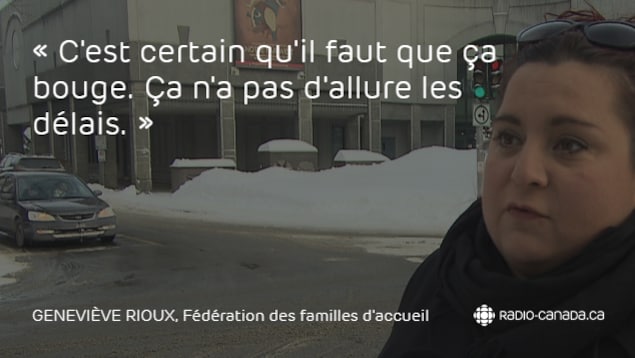 Geneviève Rioux, présidente de la Fédération des familles d'accueil et ressources intermédiaires du Québec Geneviève Rioux, présidente de la Fédération des familles d'accueil et ressources intermédiaires du Québec