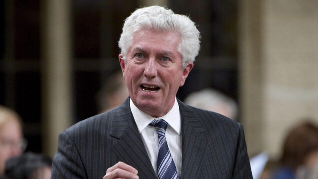 Le chef du Bloc québécois, Gilles Duceppe, lors de la période des questions à la Chambre des communes le 3 mars 2011.