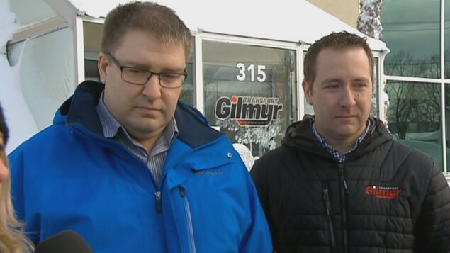 Marcus Deschênes et Carl Martin de Gilmyr Transport
