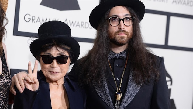 Yoko Ono et son fils Sean Ono Lennon Yoko Ono et son fils Sean Ono Lennon