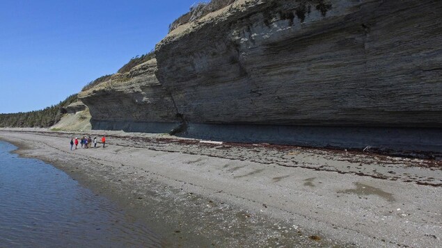 Le cap de la Vache qui pisse, sur l'île d'Anticosti. Le cap de la Vache qui pisse, sur l'île d'Anticosti.