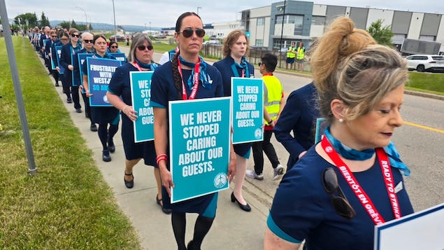  Les agents de bord de WestJet brandissent la menace d’une grève « historique » 